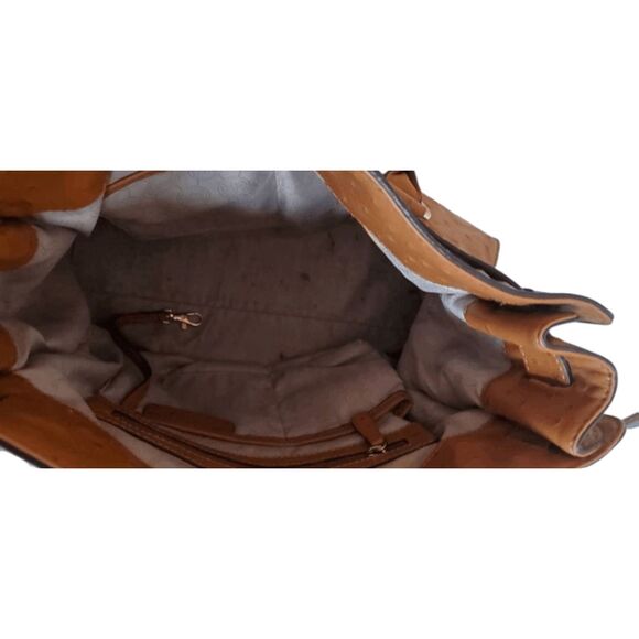 MICHAEL KORS Hamilton Large Ostrich Leather Tote - Picture 5 of 8
